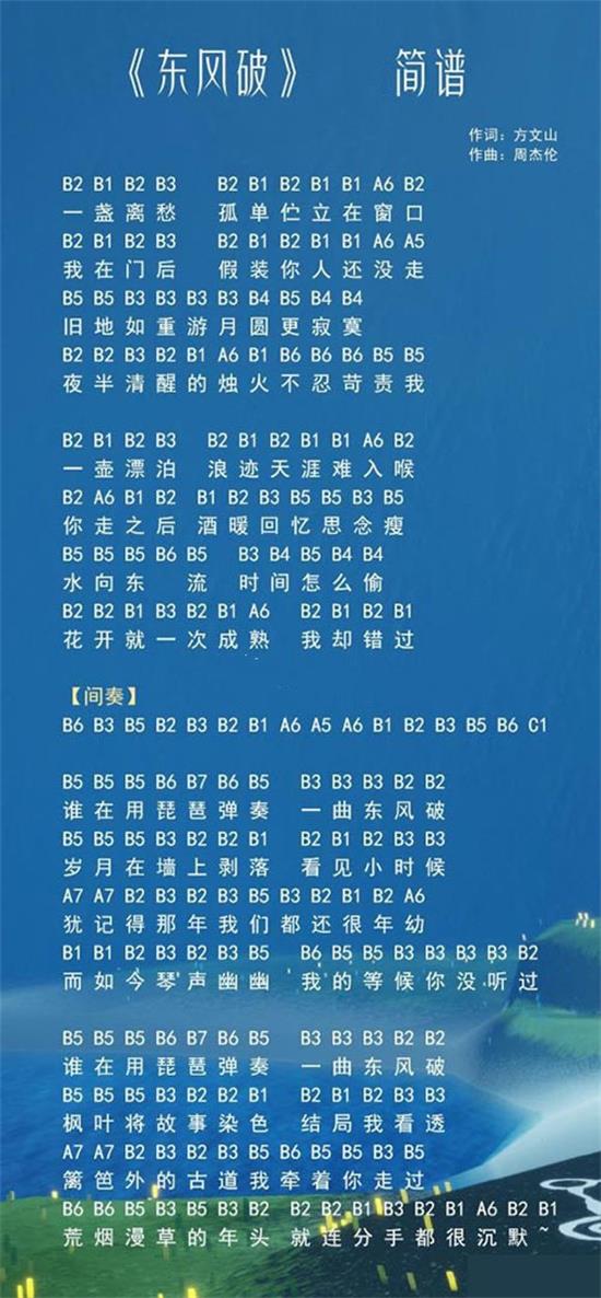 原神镜花之琴有哪些乐谱 镜花之琴全乐谱分享