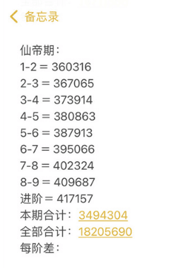 九重试炼全境界修炼要多少经验 全境界修炼经验统计