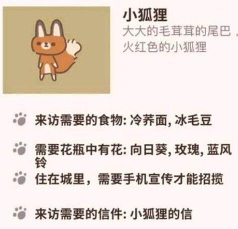 动物餐厅小狐狸解锁条件是什么 小狐狸来访条件分享
