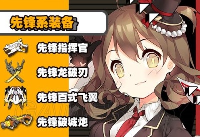 少女咖啡枪无限金币版：先锋系列装备都有哪些