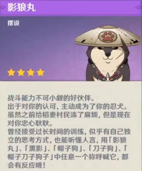 原神影狼丸现在还能获得吗 3.1影狼丸获取途径分享