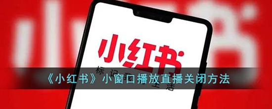 小红书小窗口播放直播怎么关闭 小窗口播放直播关闭方法