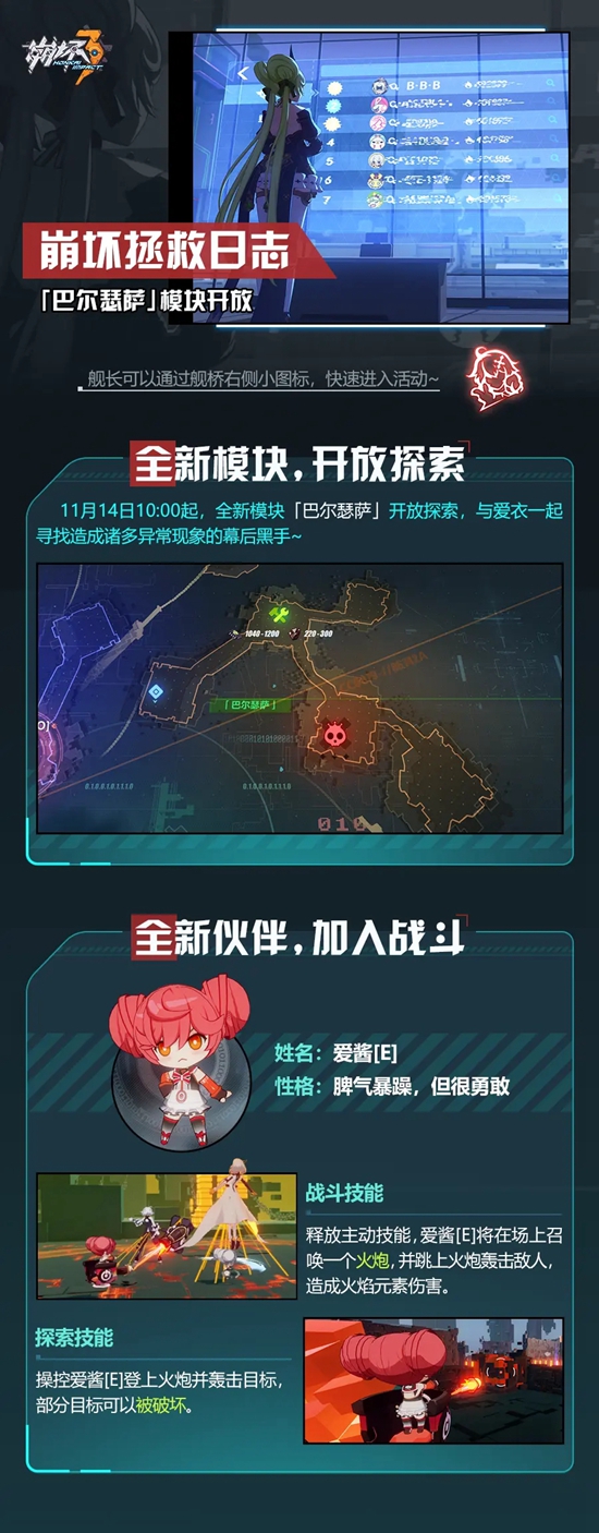 崩坏3崩坏拯救日志巴尔瑟萨怎么玩 崩坏拯救日志巴尔瑟萨玩法介绍