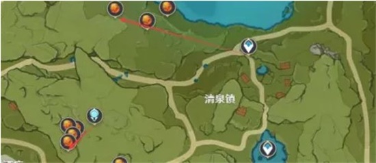 原神烈焰花怎么快速采集 烈焰花快速采集路线攻略