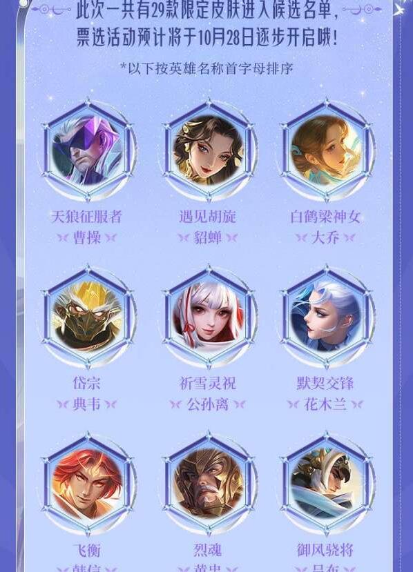 王者荣耀七周年庆返场皮肤什么时候可以买 2022周年庆返场皮肤购买时间爆料