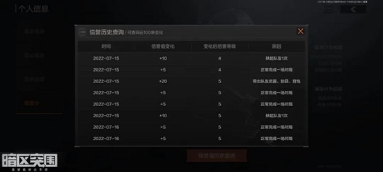 暗区突围信誉分怎么恢复 暗区突围信誉分恢复方法
