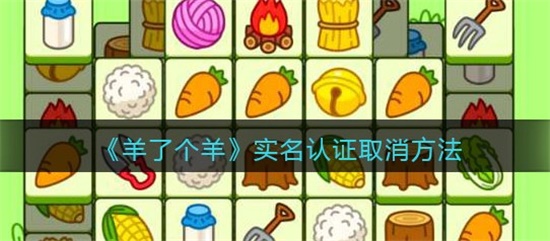 羊了个羊实名认证怎么取消 实名认证取消方法