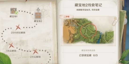 原神秘宝迷踪第二天特殊宝箱在哪 原神秘宝迷踪第二天特殊宝箱位置介绍