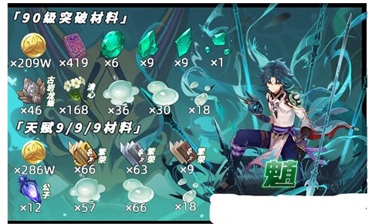 原神魈突破材料是什么 魈突破材料一览