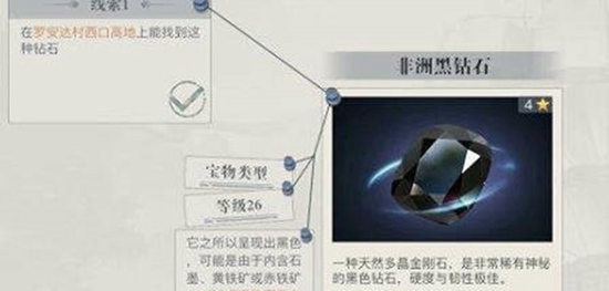 黎明之海非洲黑钻石在哪里 黎明之海非洲黑钻石位置介绍