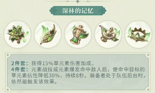 原神深林的记忆效果怎么样 深林的记忆属性详解