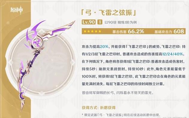 原神飞雷之弦振适合谁 飞雷之弦振适配角色全攻略3.2